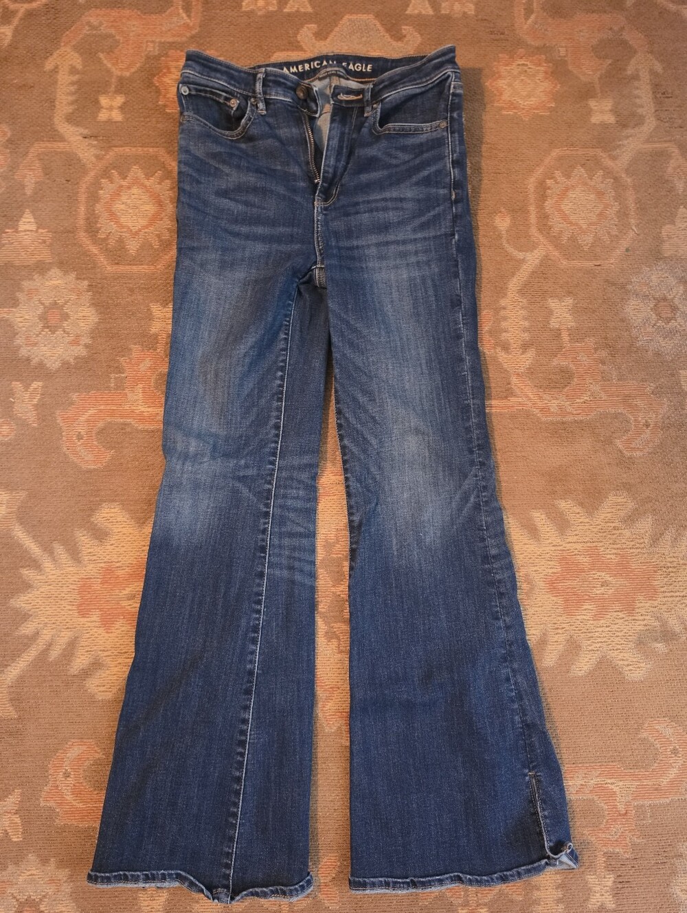 High Waisted Flare Leg Jeans